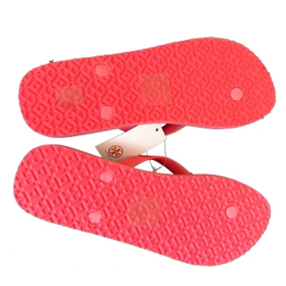 TORY BURCH FLIP FLOP PARADISE PINK SIZE 9 - Picture 4 of 4